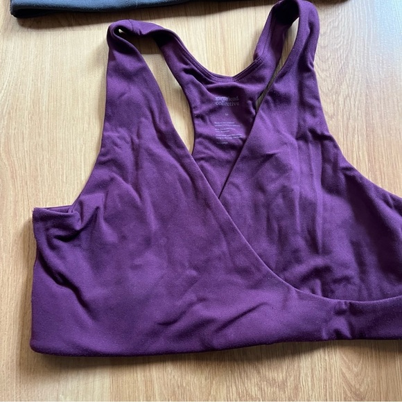 Bundle girlfriend collective two crossover nursing bra size M - Picture 2 of 6